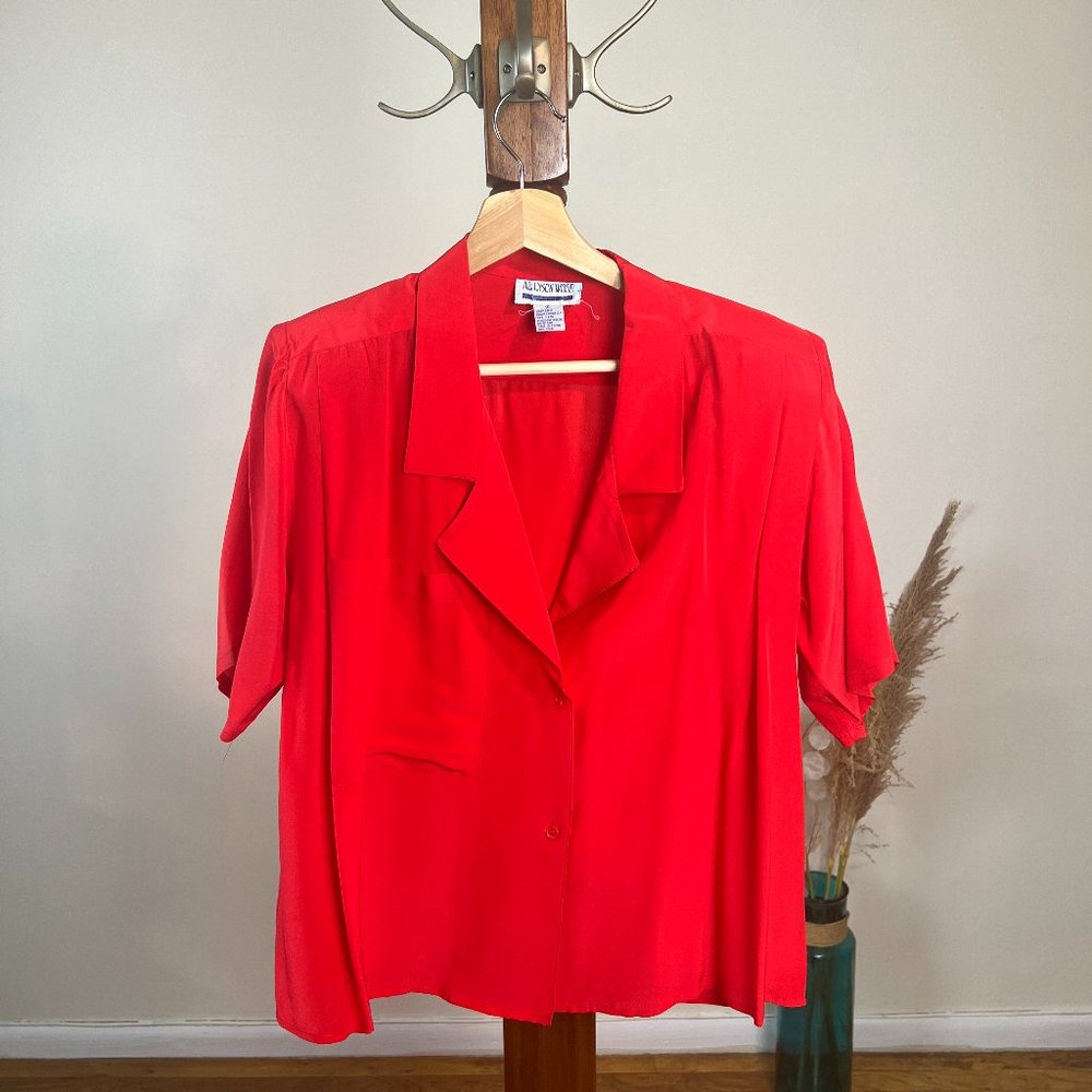 Allyson Wood Vintage Blouse